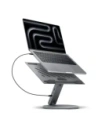 Stojak Spigen LD204H Laptop Stand USB-C Hub 6w1: 100W ładowanie, HDMI 4K, 2x USB-A, transfer 5Gb/s Space Grey