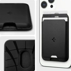 Portfel magnetyczny Spigen Valentinus Pro MagSafe Wallet Black