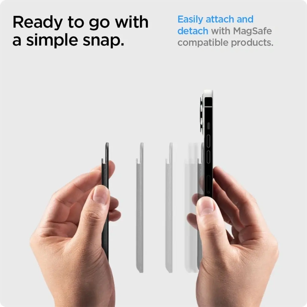 Portfel magnetyczny Spigen Valentinus Pro MagSafe Wallet Black