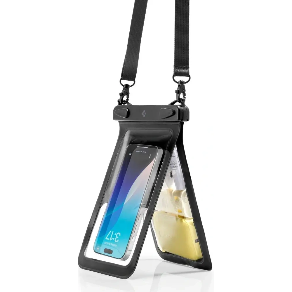 Etui wodoodporne Spigen A603 Universal Waterproof Case Black