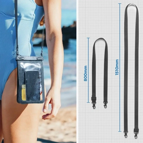 Etui wodoodporne Spigen A603 Universal Waterproof Case Black