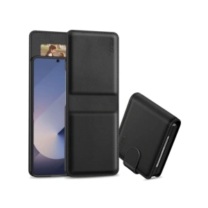 Etui z klapką Tech-Protect Wallet do Samsung Galaxy Z Flip 6 / 7 FE Black