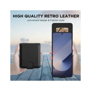 Etui z klapką Tech-Protect Wallet do Samsung Galaxy Z Flip 6 / 7 FE Black