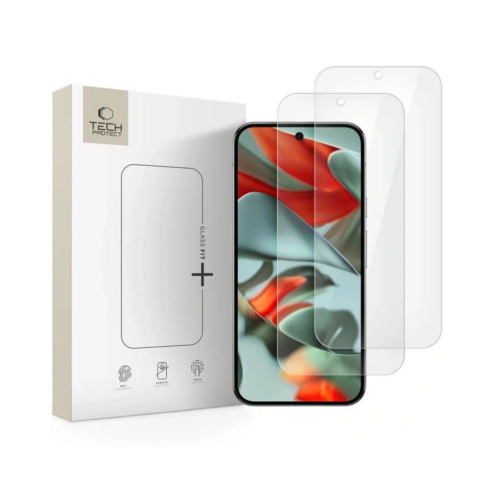 Szkło hartowane Tech-Protect Glass Fit+ do Google Pixel 9 Pro XL / 10 Pro XL Clear [2 PACK]