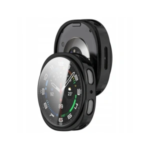 Etui z szybką Tech-Protect Defense do Samsung Galaxy Watch 8 40mm Black