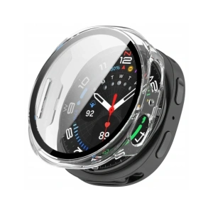 Etui z szybką Tech-Protect Defense do Samsung Galaxy Watch 8 40mm Clear