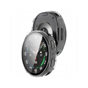 Etui z szybką Tech-Protect Defense do Samsung Galaxy Watch 8 40mm Clear