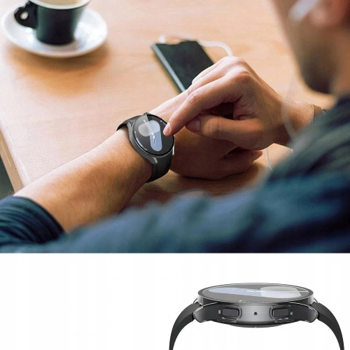 Etui z szybką Tech-Protect Defense do Samsung Galaxy Watch 8 40mm Clear