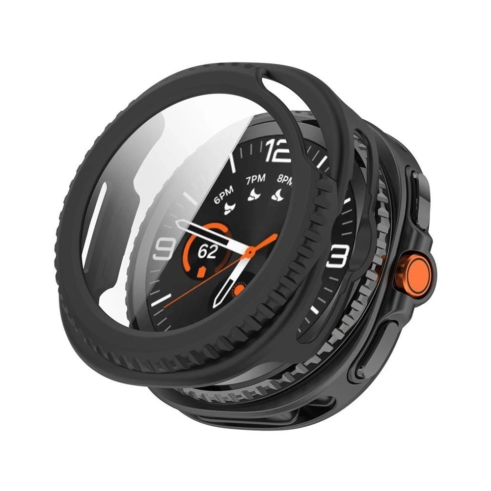 Etui z szybką Tech-Protect Defense do Samsung Galaxy Watch 8 Classic 46mm Black