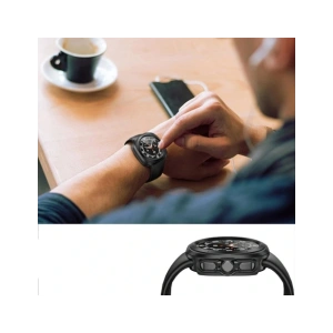 Etui z szybką Tech-Protect Defense do Samsung Galaxy Watch 8 Classic 46mm Black