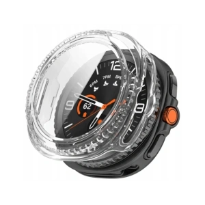 Etui z szybką Tech-Protect Defense do Samsung Galaxy Watch 8 Classic 46mm Clear