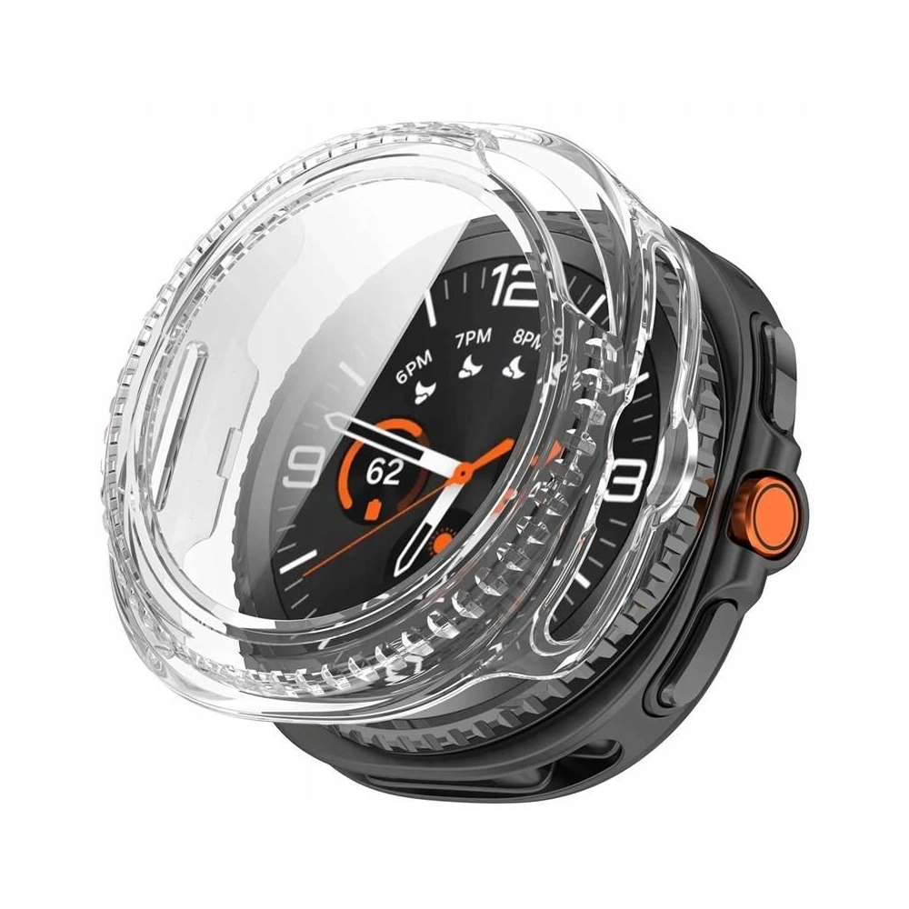 Etui z szybką Tech-Protect Defense do Samsung Galaxy Watch 8 Classic 46mm Clear