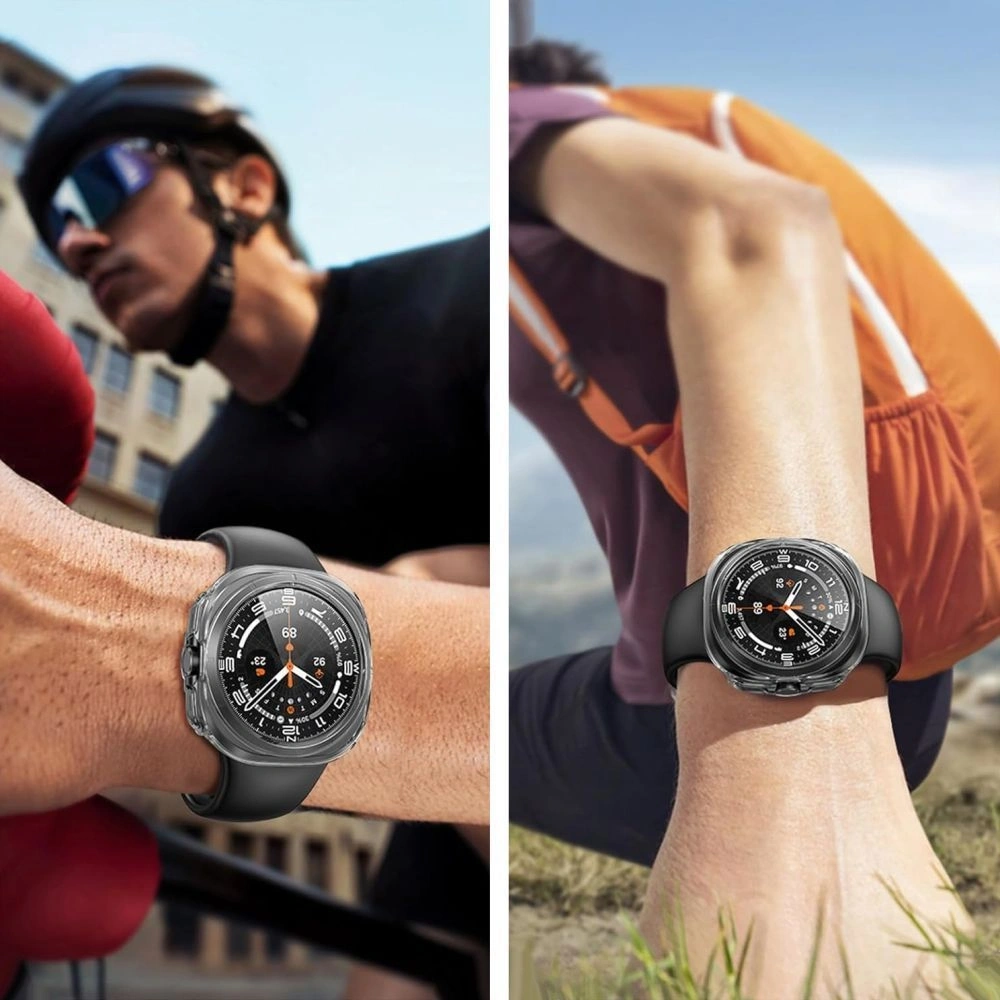 Etui z szybką Tech-Protect Defense do Samsung Galaxy Watch 8 Classic 46mm Clear