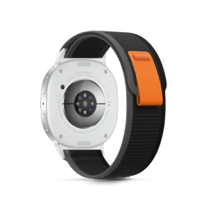 Pasek Tech-Protect Nylon Stripe do Samsung Galaxy Watch 8 / Classic 40/44/46mm Black/orange