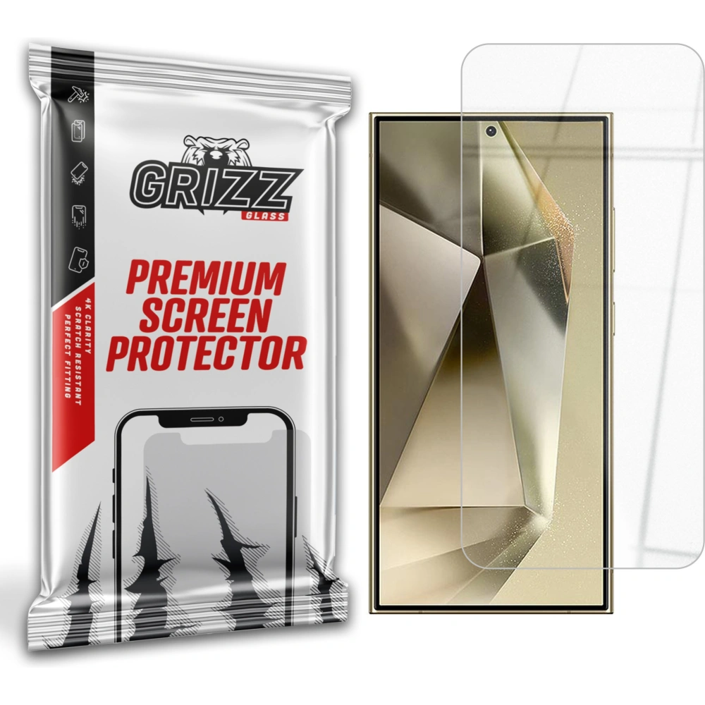 [CR] Szkło hybrydowe GrizzGlass HybridGlass do Samsung Galaxy S24 Ultra