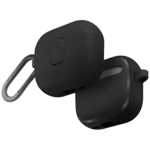 Etui UNIQ Clyde do Apple AirPods 4 Lock Case czarny