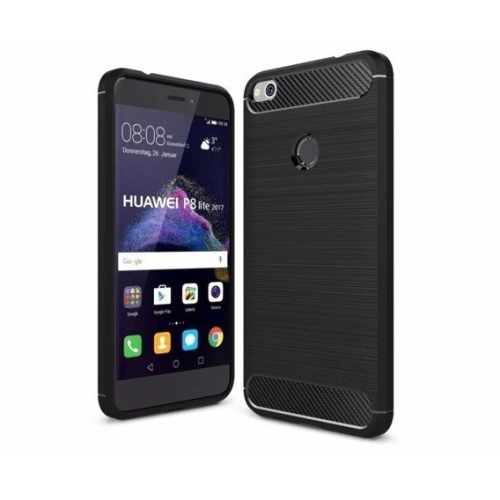 Kup Case HS Case SOLID TPU Huawei P8 Lite 2017 Schwarz + Glas - HSC005 - {ean13} - Sklep Home Screen