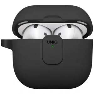 Etui UNIQ Clyde do Apple AirPods 4 Lock Case czarny