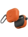 Etui UNIQ Clyde do Apple AirPods 4 Lock Case pomarańczowy