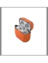 Etui UNIQ Clyde do Apple AirPods 4 Lock Case pomarańczowy