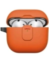 Etui UNIQ Clyde do Apple AirPods 4 Lock Case pomarańczowy