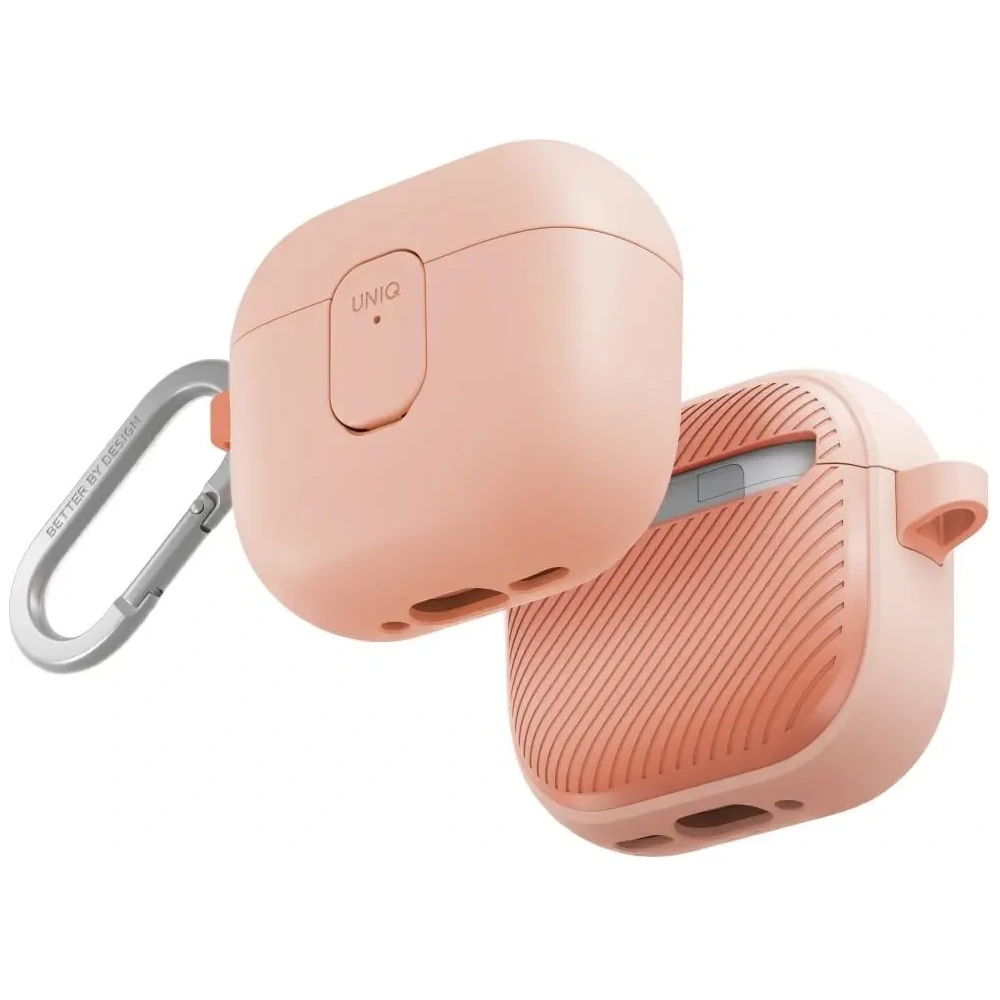 Etui UNIQ Clyde do Apple AirPods 4 Lock Case różowy