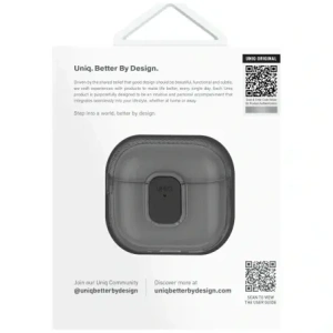 Etui UNIQ Glase Pro do Apple AirPods 4 Lock Case żółty