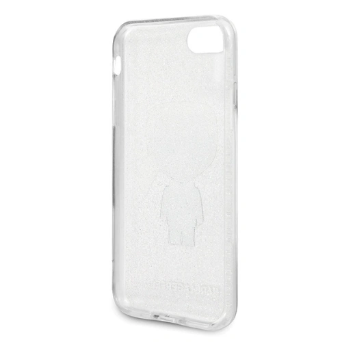 Kup Etui Karl Lagerfeld KLHCI8TPUTRIKSL Apple iPhone SE 2022/SE 2020/8/7 argintiu/silver Glitter Ikonik Karl - KLD298SLV - {ean13} - Sklep Home Screen
