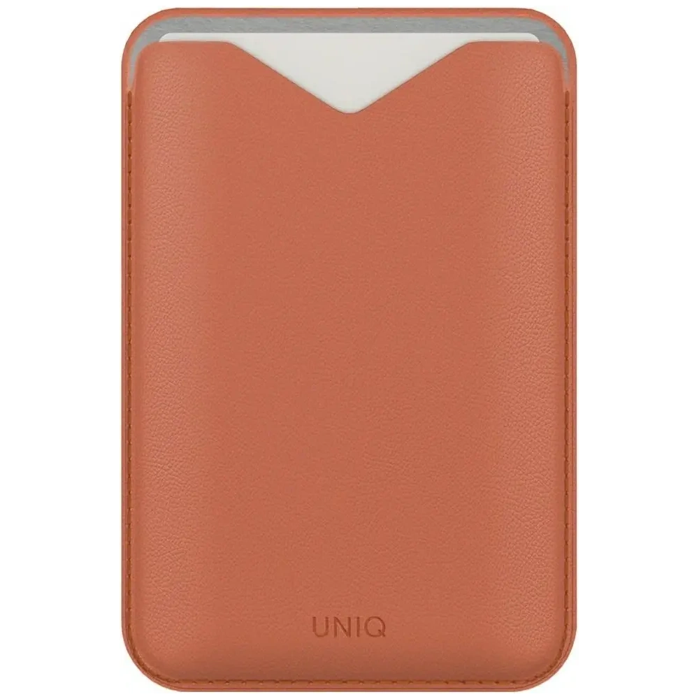 Portfel magnetyczny z funkcją podstawki UNIQ Lyden Evo terracotta