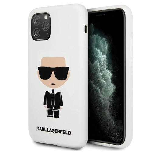 Kup Etui Karl Lagerfeld KLHCN58SLFKWH Apple iPhone 11 Pro kemény tok fehér/white Silicone Iconic - KLD299WHT - {ean13} - Sklep Home Screen