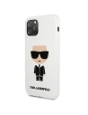 Kup Etui Karl Lagerfeld KLHCN58SLFKWH Apple iPhone 11 Pro hardcase alb/white Silicone Iconic - KLD299WHT - {ean13} - Sklep Home Screen