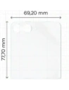 Folia matowa Bizon Glass Film Sun Duo do Samsung Galaxy Z Flip7 FE [2 PACK]