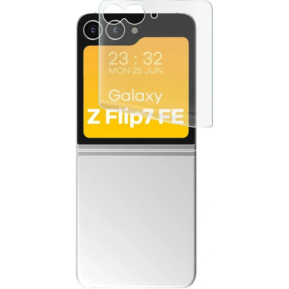 Folia matowa Bizon Glass Film Sun Duo do Samsung Galaxy Z Flip7 FE [2 PACK]