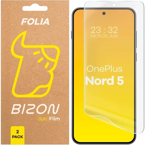 Folia matowa Bizon Glass Film Sun Duo do OnePlus Nord 5 [2 PACK]