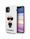 Etui Karl Lagerfeld KLHCN61SLFKWH Apple iPhone 11 hardcase fehér/white Silicone Iconic