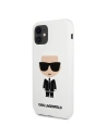 Kup Etui Karl Lagerfeld KLHCN61SLFKWH Apple iPhone 11 hardcase fehér/white Silicone Iconic - KLD300WHT - {ean13} - Sklep Home Screen