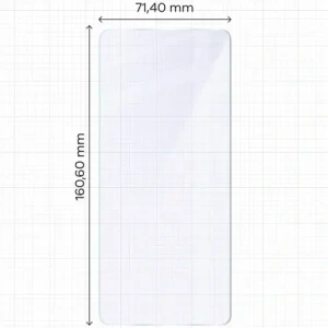 Elastyczne szkło hybrydowe Bizon Glass Mule do Motorola Moto G56 5G