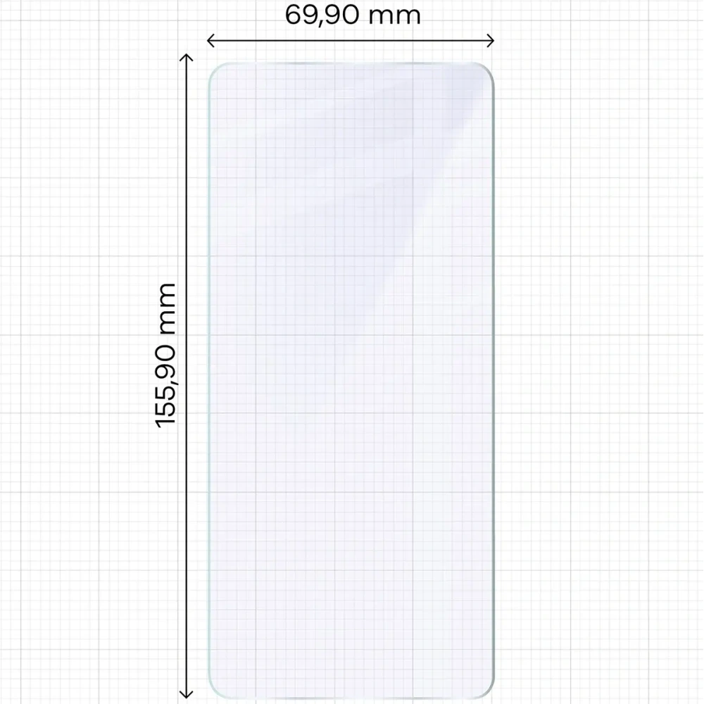 Elastyczne szkło hybrydowe Bizon Glass Mule do Motorola Moto G86 5G