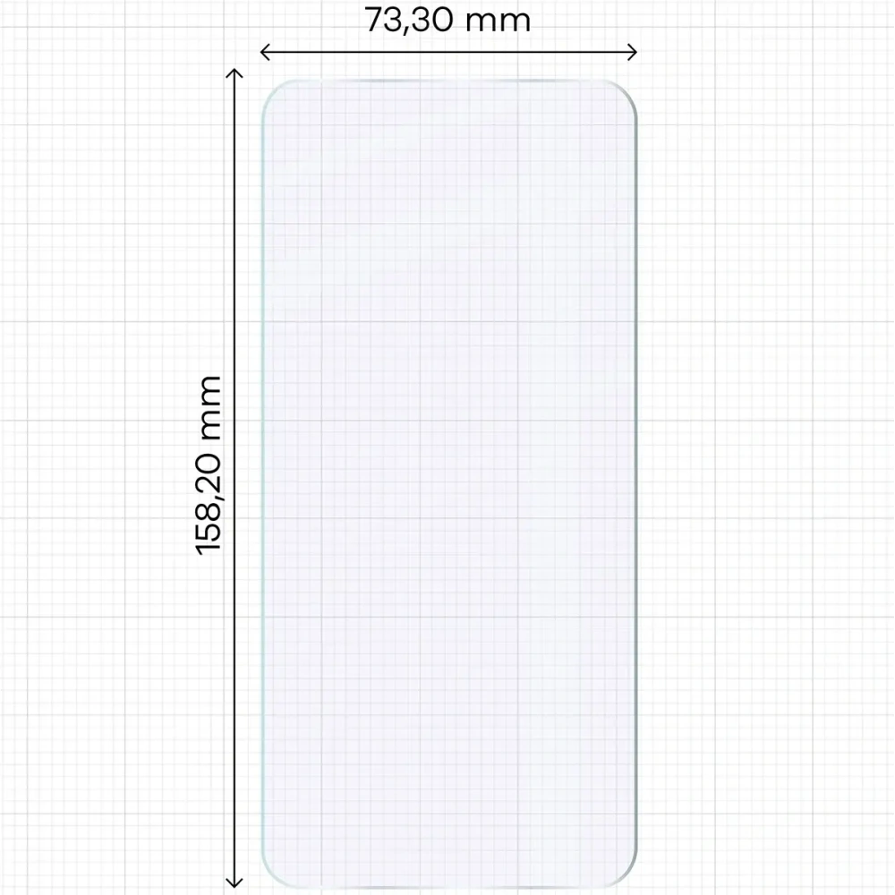 Elastyczne szkło hybrydowe Bizon Glass Mule do Nothing Phone (3)