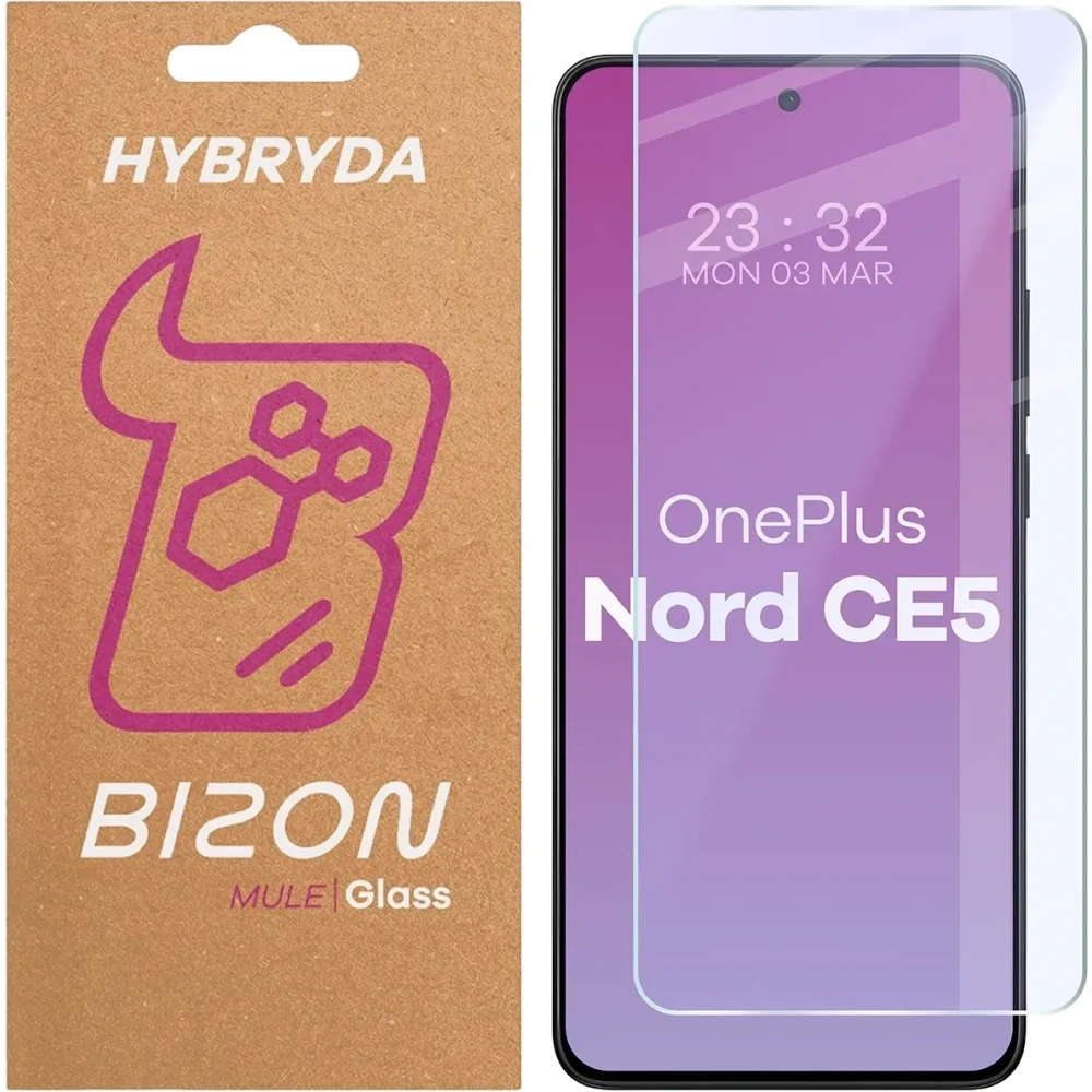 Elastyczne szkło hybrydowe Bizon Glass Mule do OnePlus Nord CE5 5G
