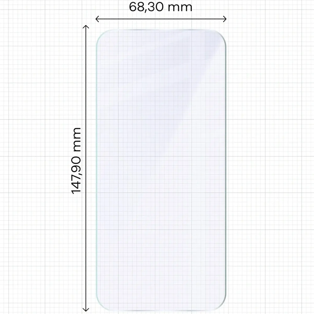 Elastyczne szkło hybrydowe Bizon Glass Mule do Vivo X200 FE