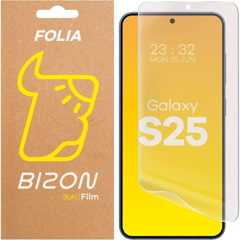 Folia matowa Bizon Glass Film Sun do Samsung Galaxy S25