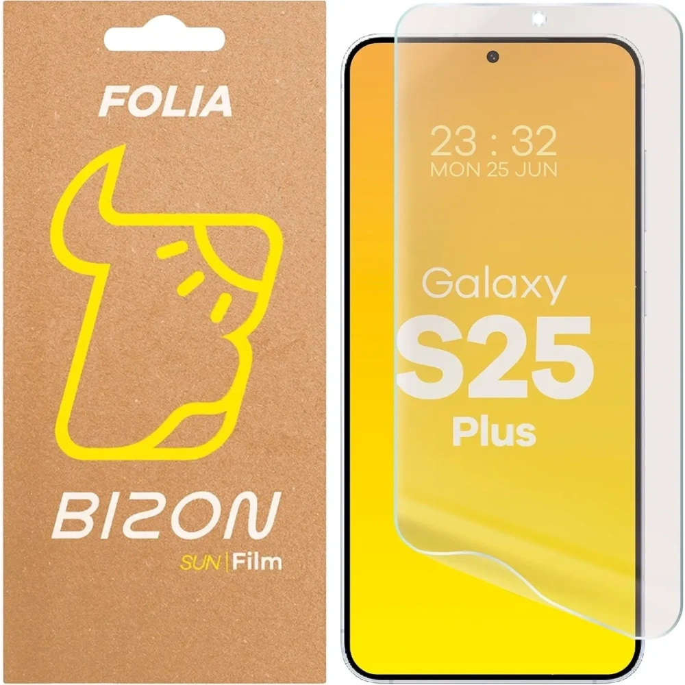 Folia matowa Bizon Glass Film Sun do Samsung Galaxy S25+ Plus