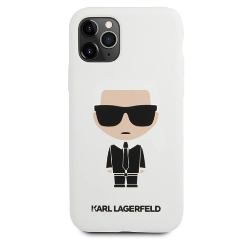 Kup Etui Karl Lagerfeld KLHCN65SLFKWH Apple iPhone 11 Pro Max hardcase bílý/white Silicone Iconic - KLD301WHT - {ean13} - Sklep Home Screen