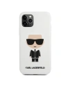 Kup Etui Karl Lagerfeld KLHCN65SLFKWH Apple iPhone 11 Pro Max hardcase bílý/white Silicone Iconic - KLD301WHT - {ean13} - Sklep Home Screen