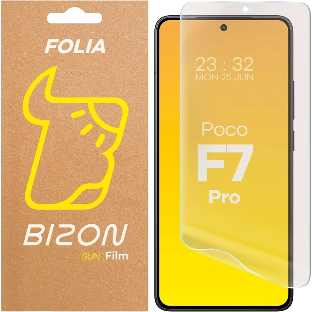 Folia matowa Bizon Glass Film Sun do Xiaomi POCO F7 Pro