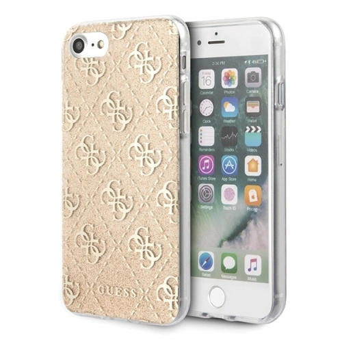 Kup Etui Guess GUHCI8PCU4GLGO Apple iPhone SE 2022/SE 2020/8/7 arany/hard case 4G Glitter - GUE525GLD - {ean13} - Sklep Home Screen