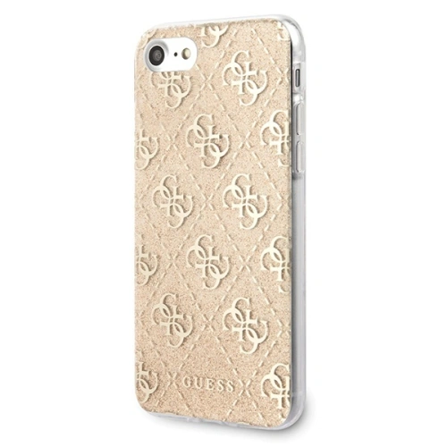 Kup Guess Apple Tasche GUHCI8PCU4GLGO iPhone SE 2022/SE 2020/8/7 gold/gold Hartschale 4G Glitter - GUE525GLD - {ean13} - Sklep Home Screen