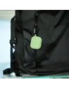 Silikonowe etui z karabińczykiem Bizon Case Headphone Silicone do Apple AirPods 3 jasnozielone