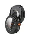 Etui ze szkłem do zegarka Bizon Case+Glass Watch do Samsung Galaxy Watch 8 Classic 46mm czarne